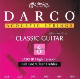 Struny do gitary klasycznej Martin DARCO D30HB
