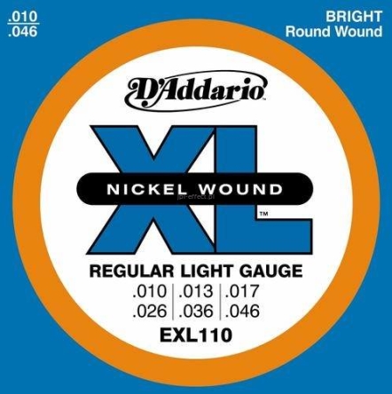 Struny do gitary elektrycznej D'Addario EXL110