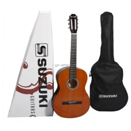 Gitara klasyczna 4/4  z pokrowcem Suzuki SCG-2 N