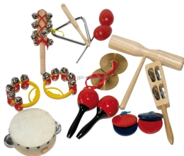 Zestaw instrumentów perkusyjnych dla dzieci w pudełku LT10