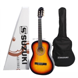 Gitara klasyczna 4/4 z pokrowcem Suzuki SCG-2 SB