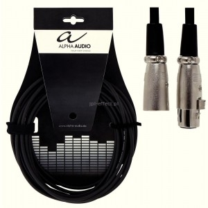 Kabel mikrofonowy XLR-XLR Alpha Audio 3m